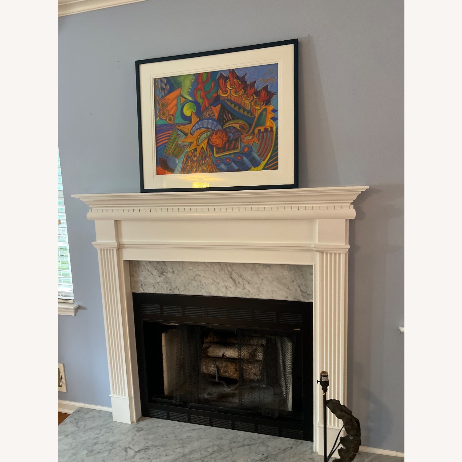 Vintage Abstract Oil Painting Print - image-5