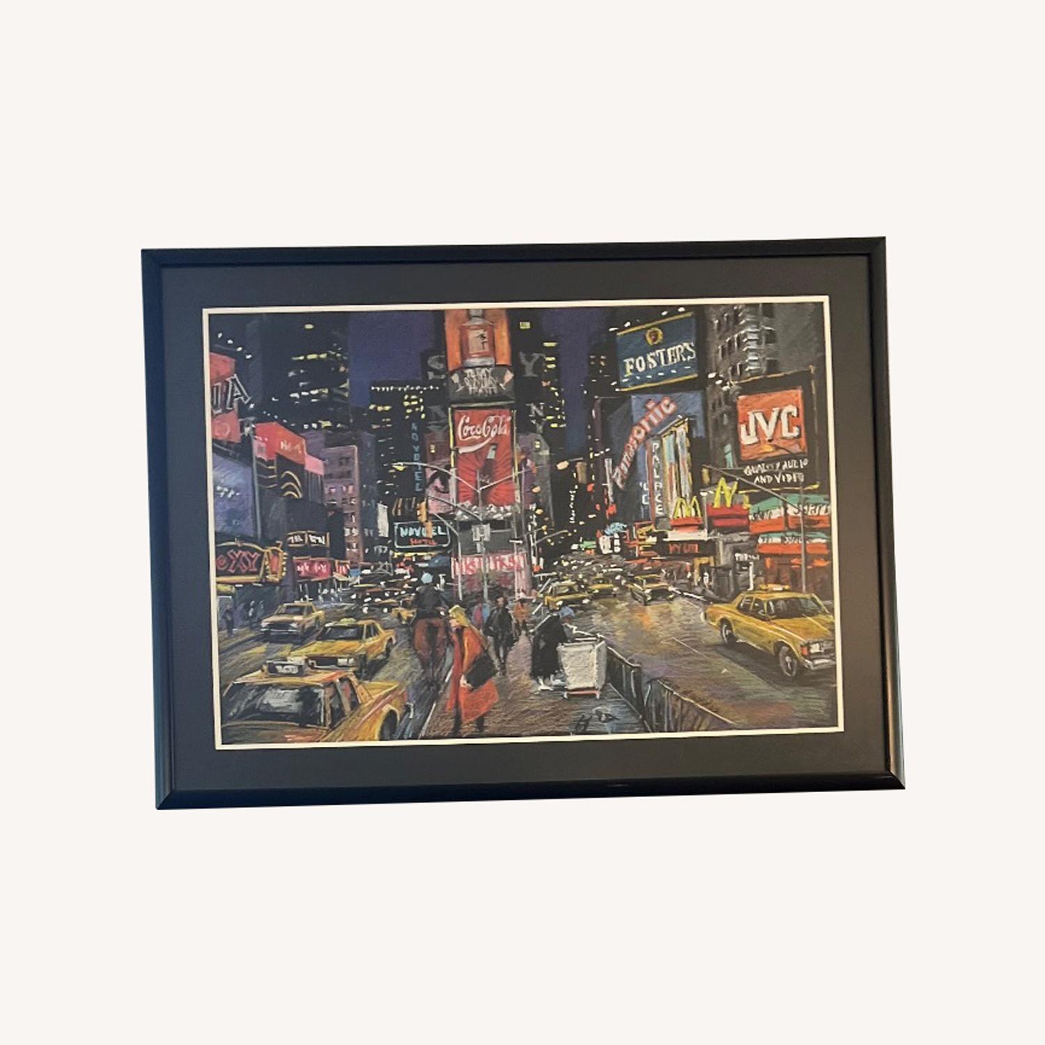 Framed Times Square Cityscape  - image-0