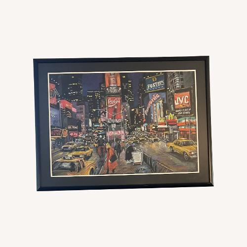 Used Framed Times Square Cityscape for sale on AptDeco