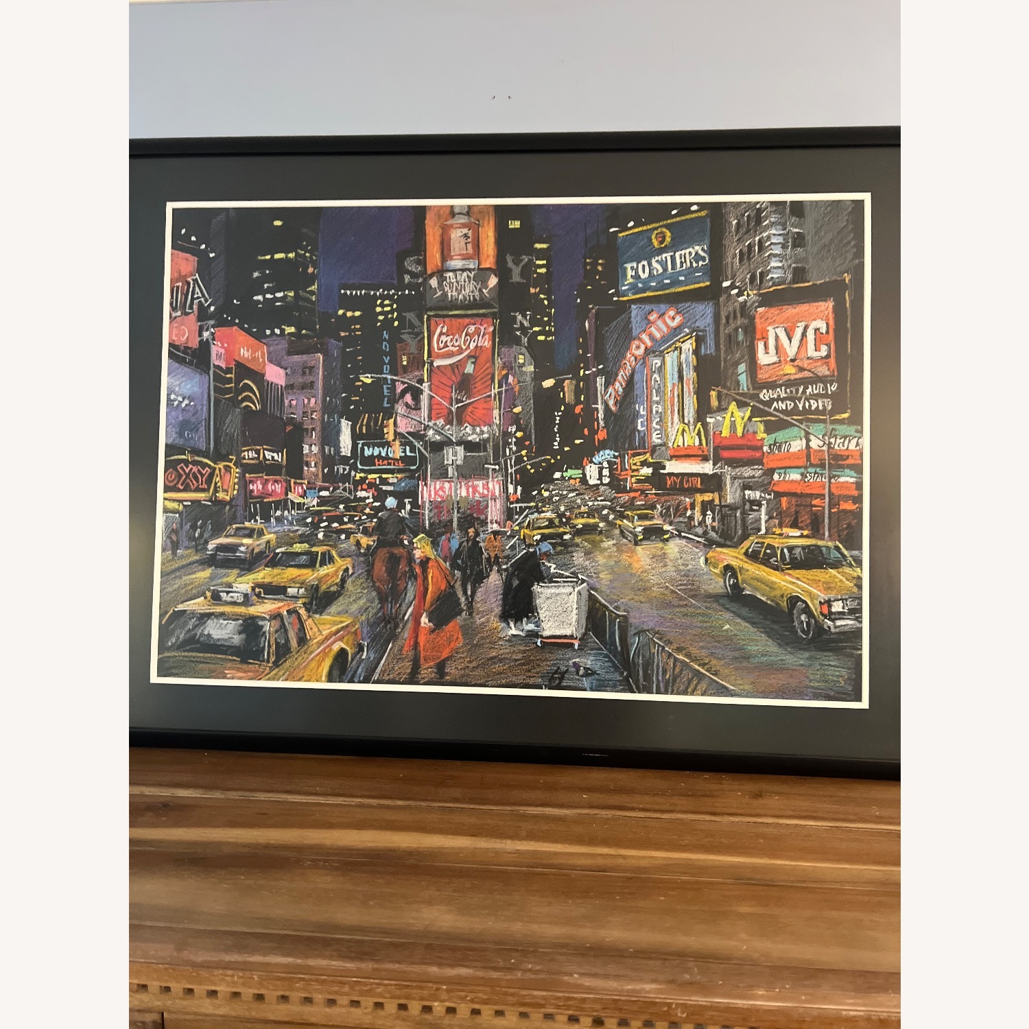 Framed Times Square Cityscape  - image-1