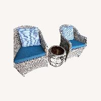 Light Gray Wicker Patio Furniture