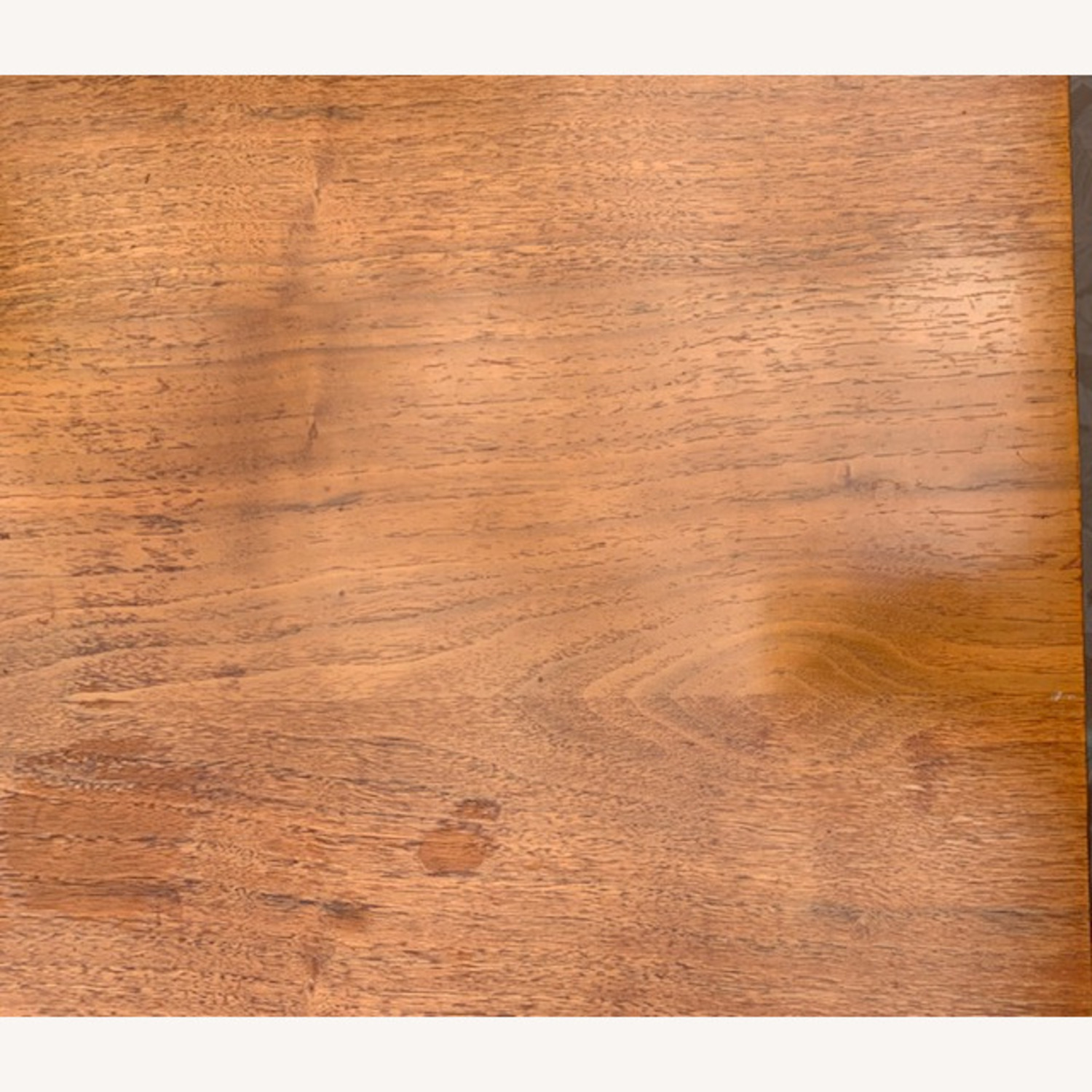 Vintage/Antique Dark Brown Wood Side Tables - image-2