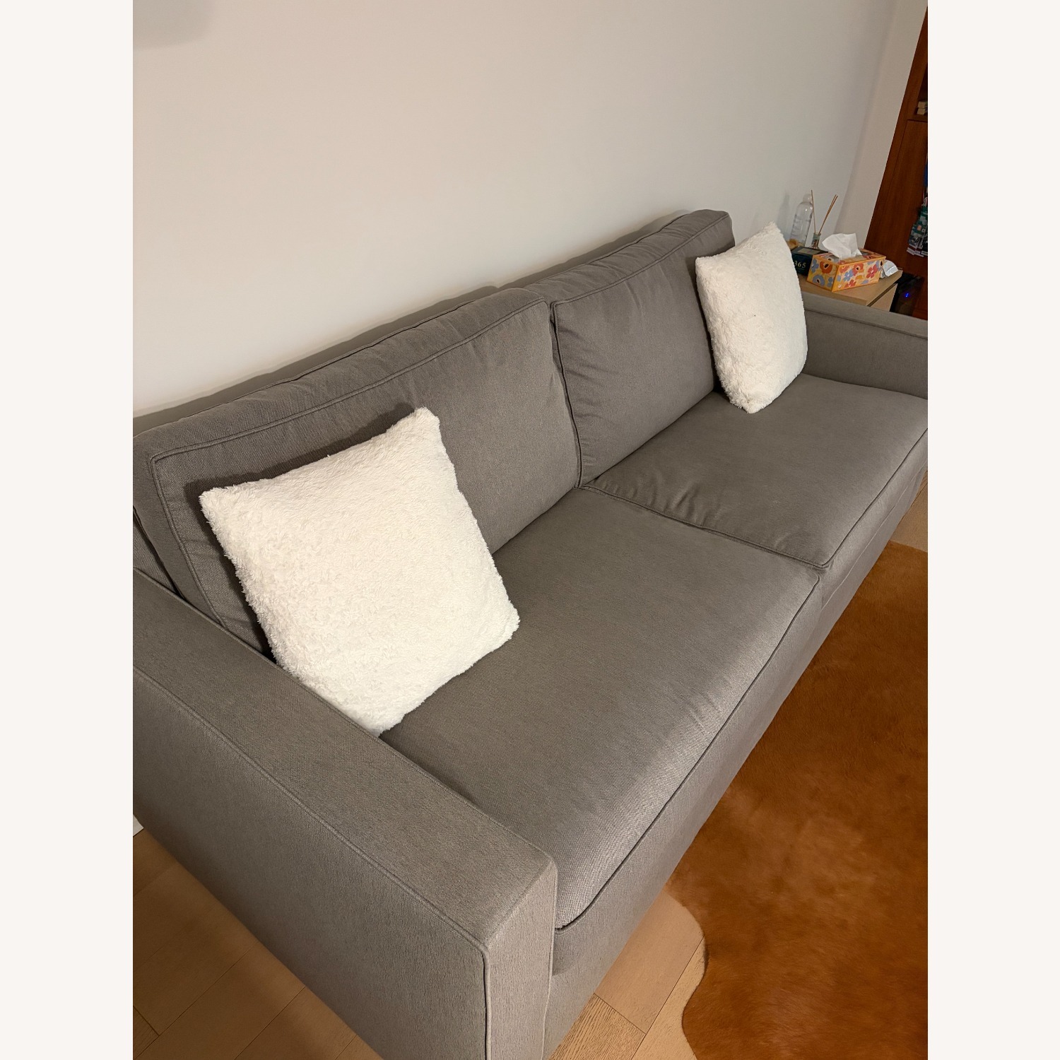 Room & Board York Dark Gray Fabric 2 Seater Sofa - image-3