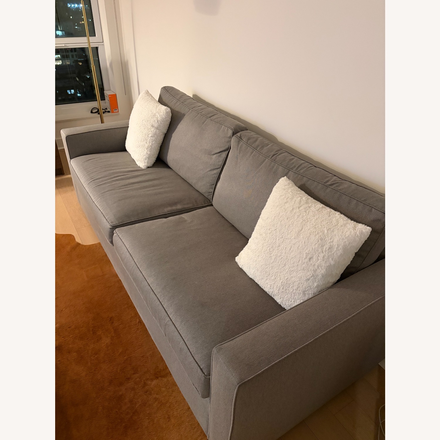 Room & Board York Dark Gray Fabric 2 Seater Sofa - image-2