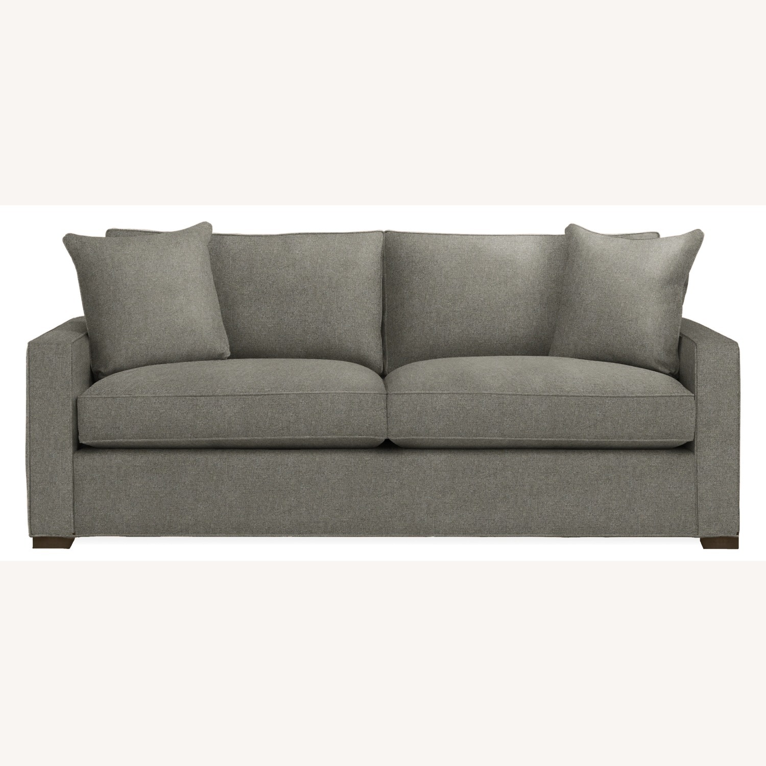Room & Board York Dark Gray Fabric 2 Seater Sofa - image-4