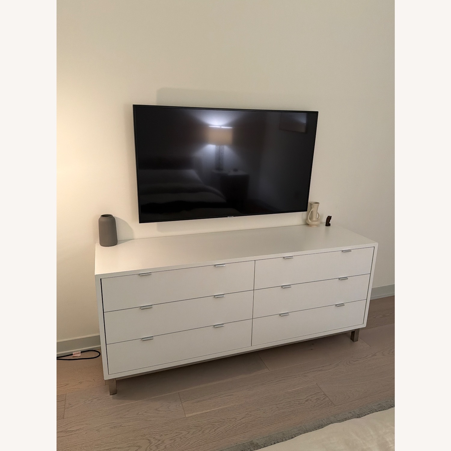 Room & Board White Dresser - image-1