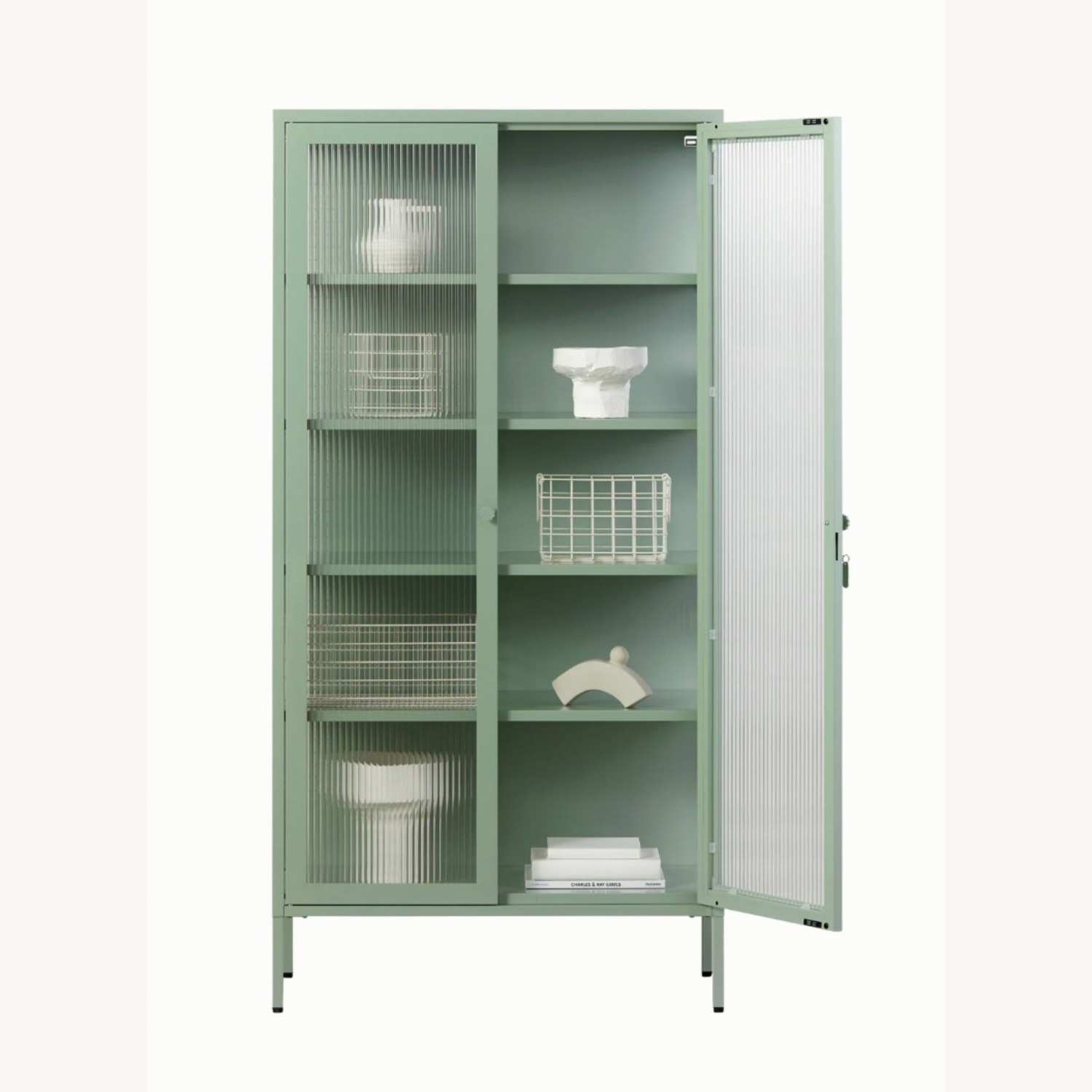 Mustard Made Sage Glass Locker Bookcase  - image-3