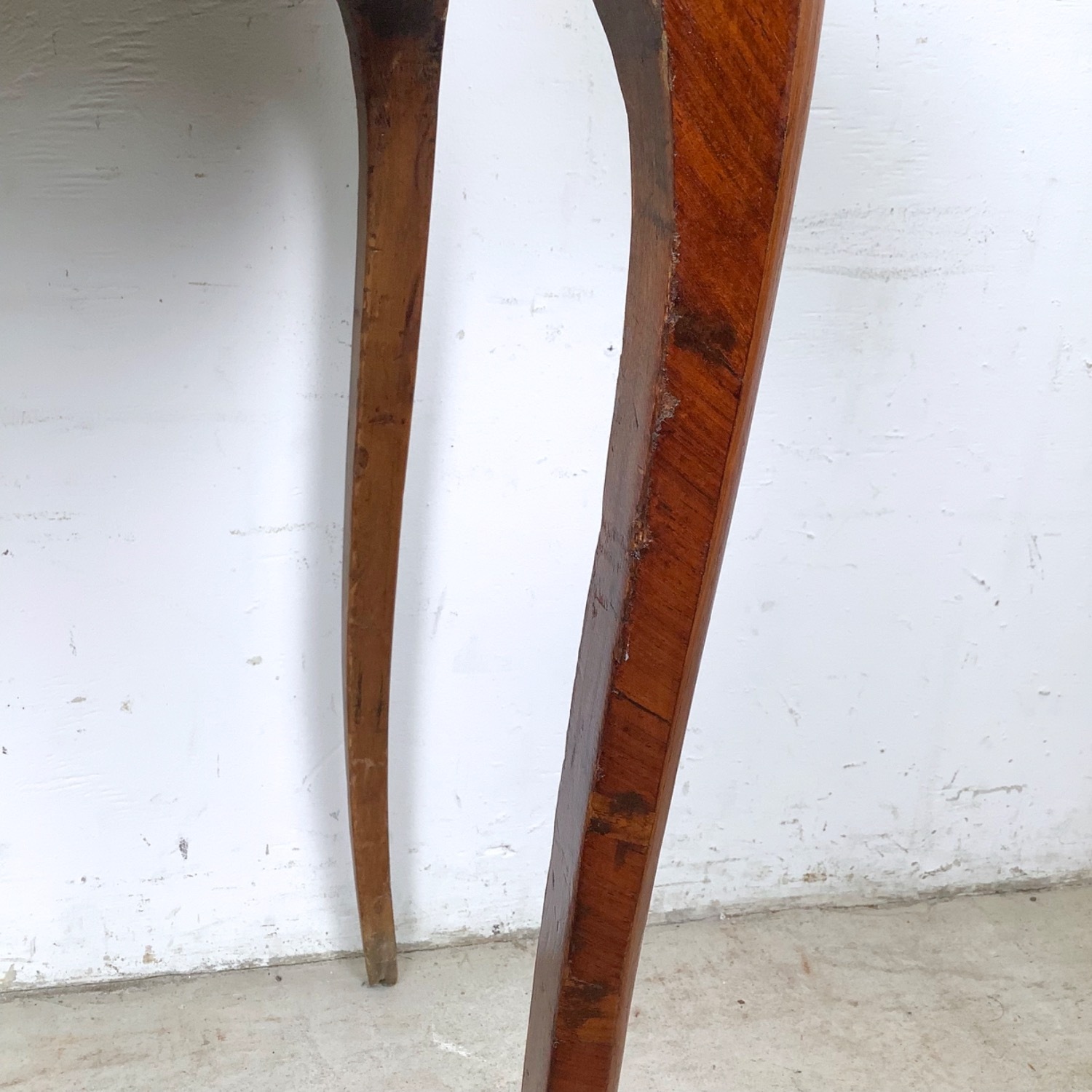 French Louis XV Revival Side Table With Drawer - image-11