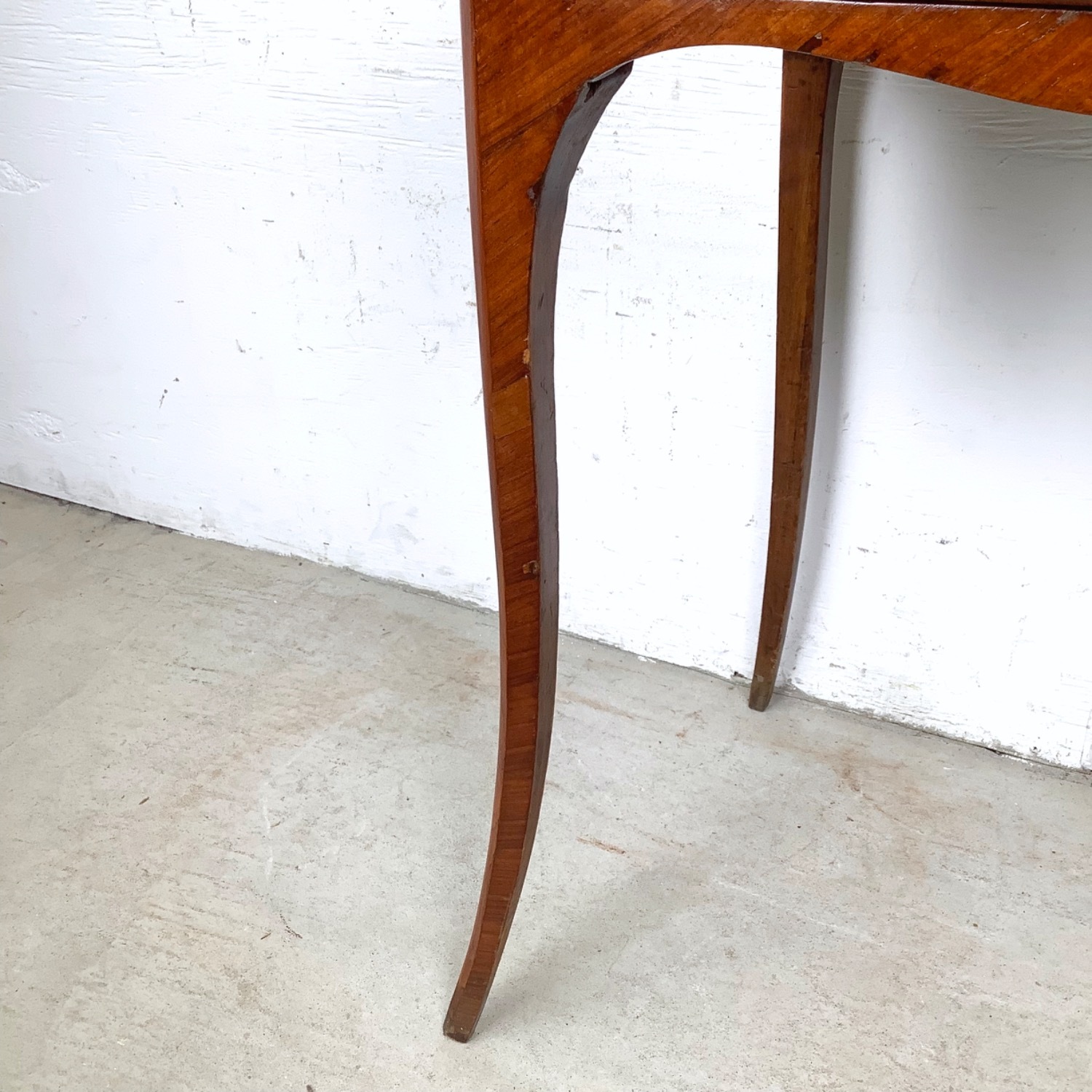 French Louis XV Revival Side Table With Drawer - image-8