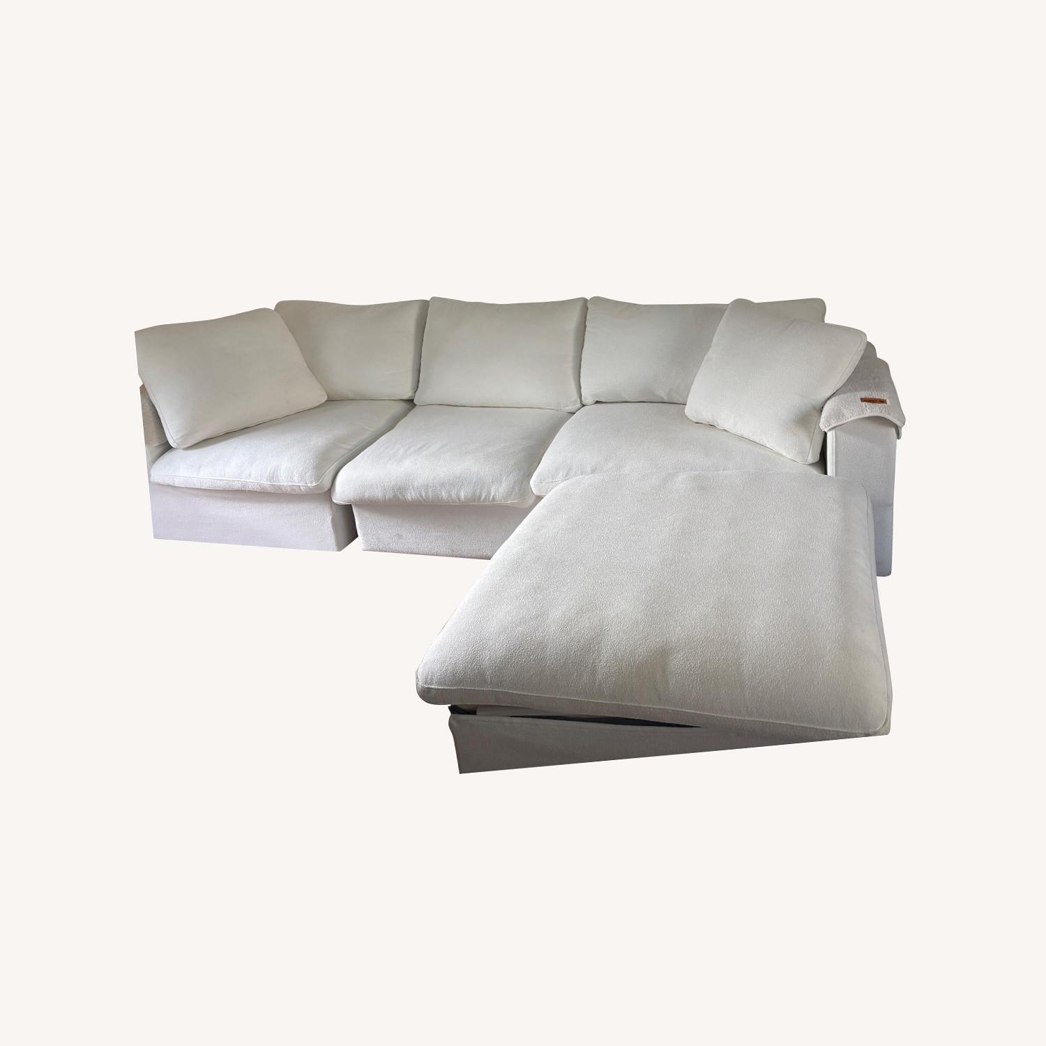 Bed Bath & Beyond Avex Home White Sectional - image-0