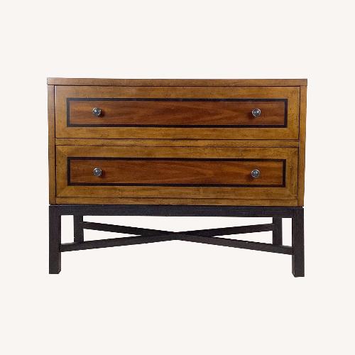 Used  Bassett Transitional Two-Drawer Chest  for sale on AptDeco