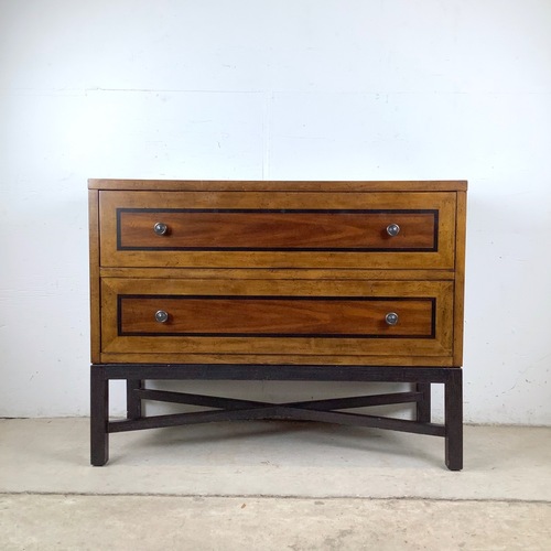 Used Bassett Transitional Two-Drawer Chest for sale on AptDeco