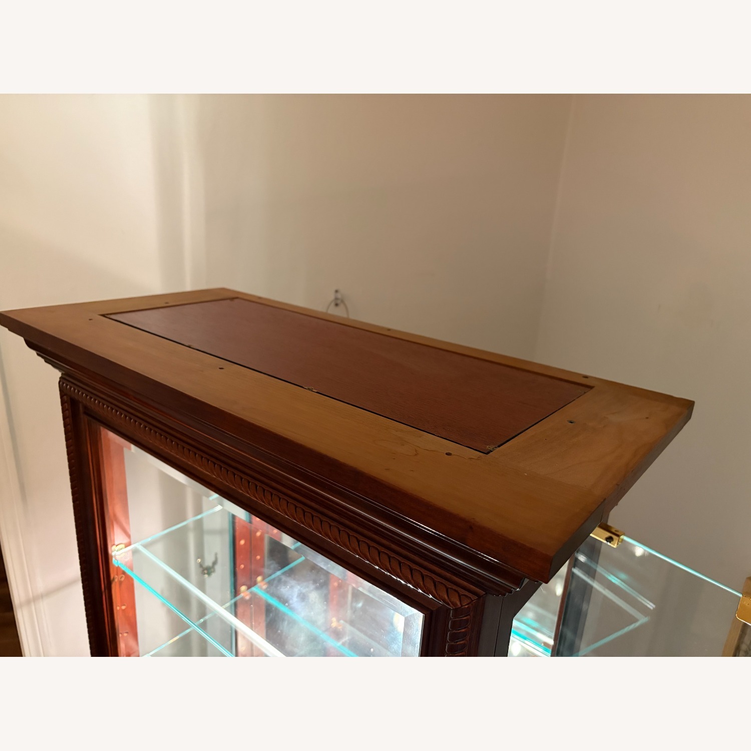 Pulaski Side Entry Curio with Glass Shelves - image-5
