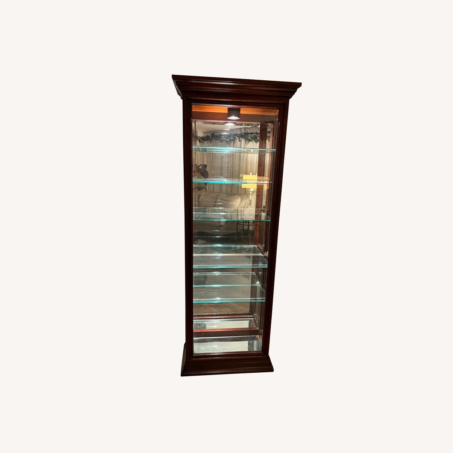 Pulaski Side Entry Curio with Glass Shelves - image-0