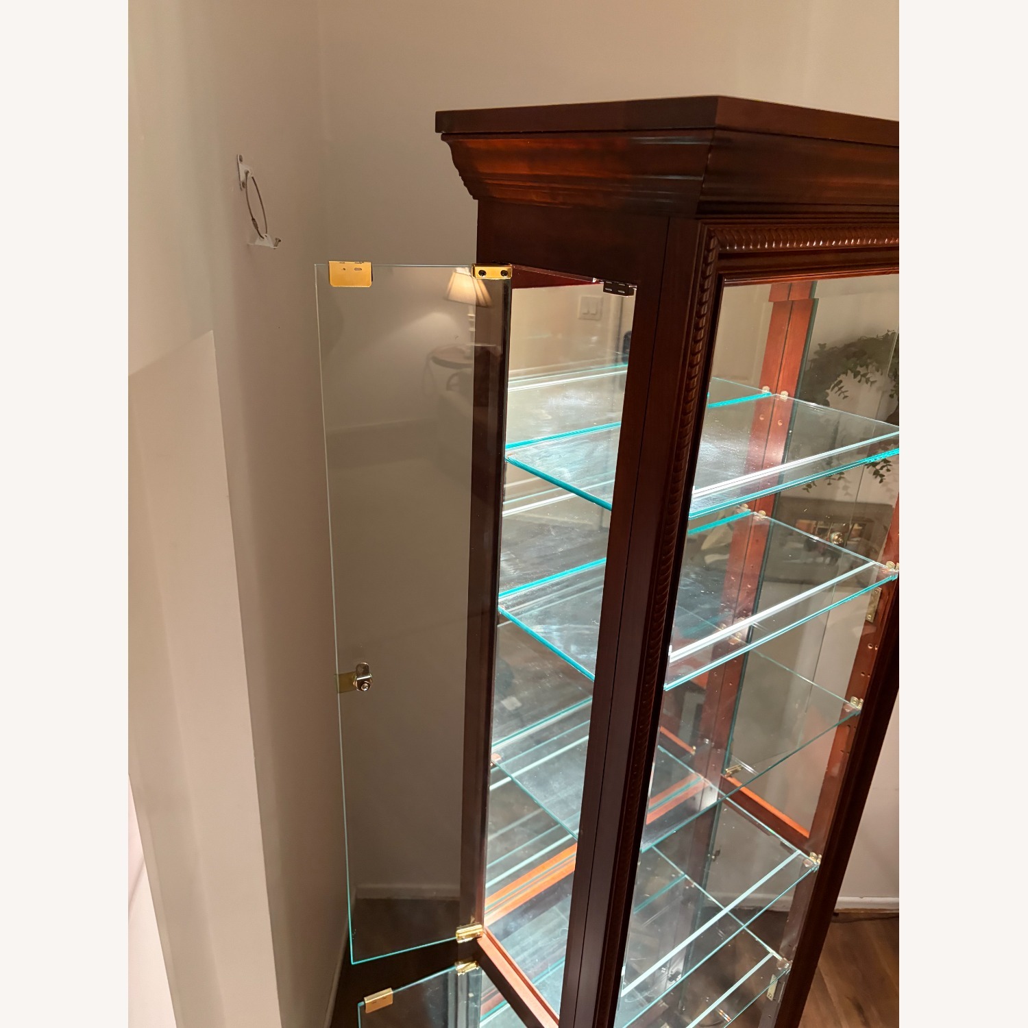 Pulaski Side Entry Curio with Glass Shelves - image-8
