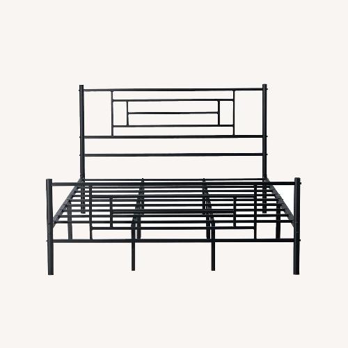 Used Wayfair Black Metal Full Bed for sale on AptDeco