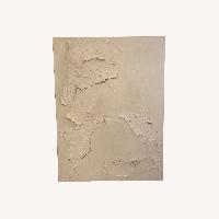 Mixed Medium Abstract Sand & Stone Canvas