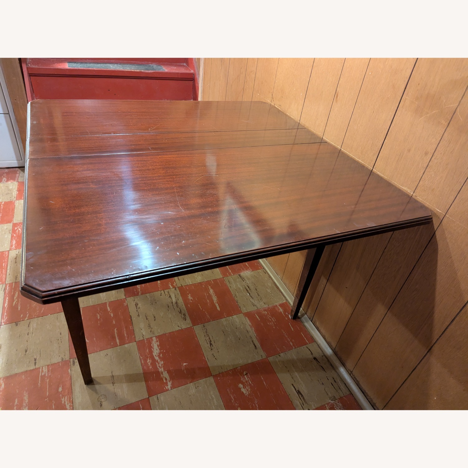 Vintage/Antique Dark Brown Dining Table - image-14