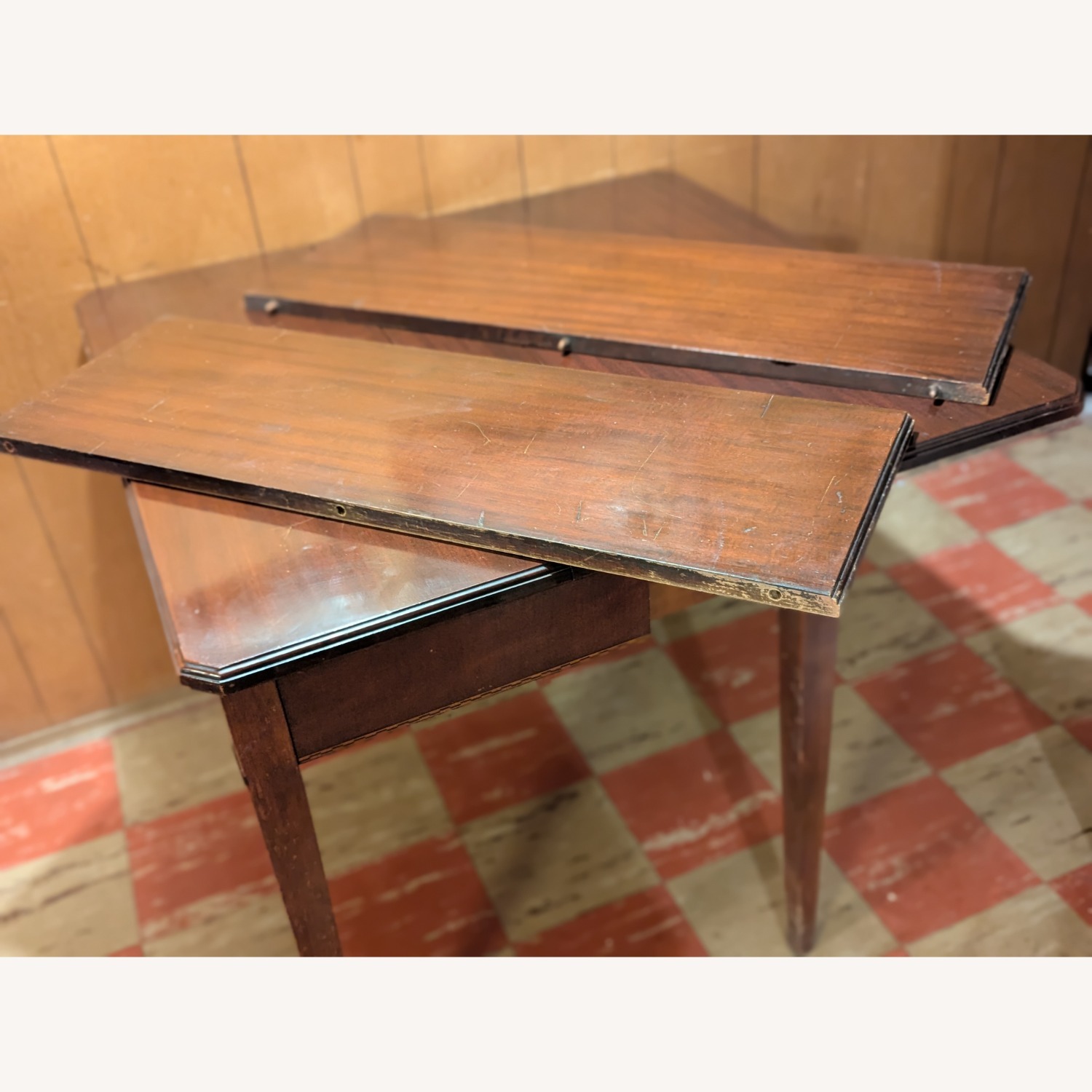 Vintage/Antique Dark Brown Dining Table - image-9