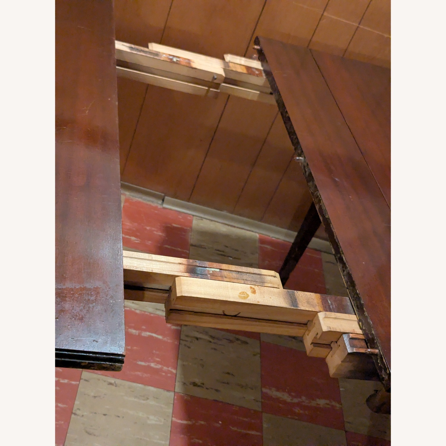 Vintage/Antique Dark Brown Dining Table - image-10