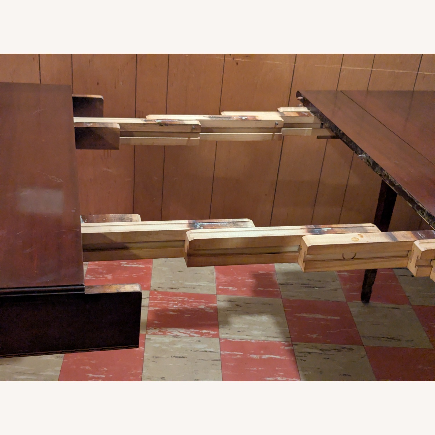 Vintage/Antique Dark Brown Dining Table - image-15