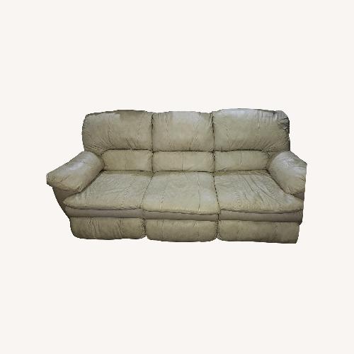 Used Natural Leather 3+ Seater Sofa for sale on AptDeco