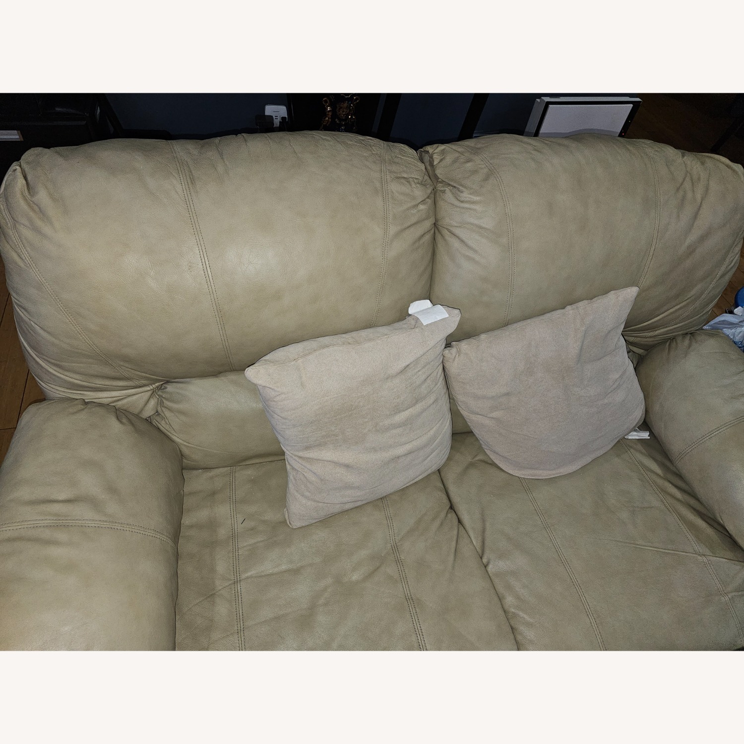 Cleveland Chairs Natural Leather Loveseat - image-5