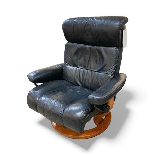Used Stressless Ekornes Leather Recliner for sale on AptDeco