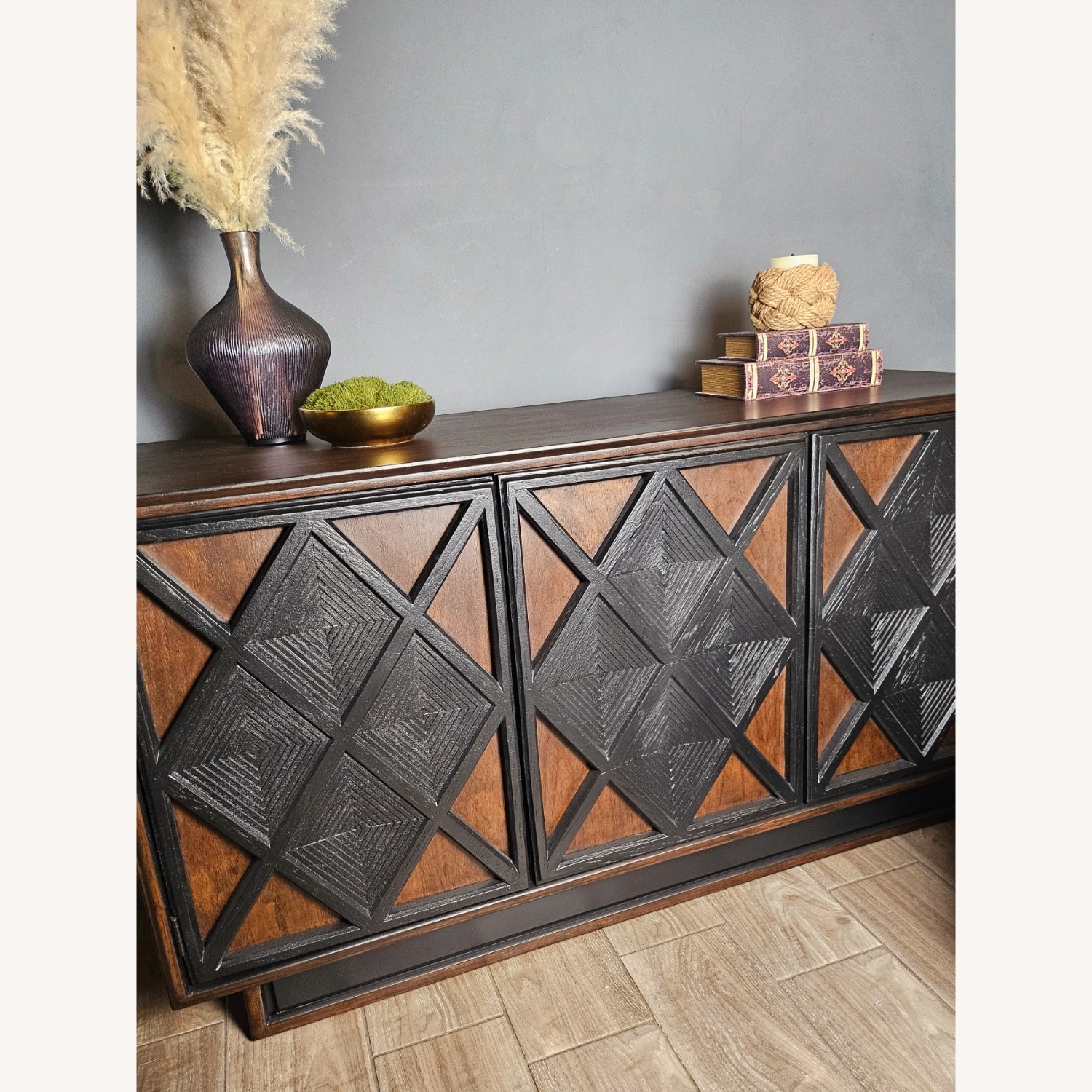 Kroehler Mid-Century Modern Sculptural Credenza - image-7