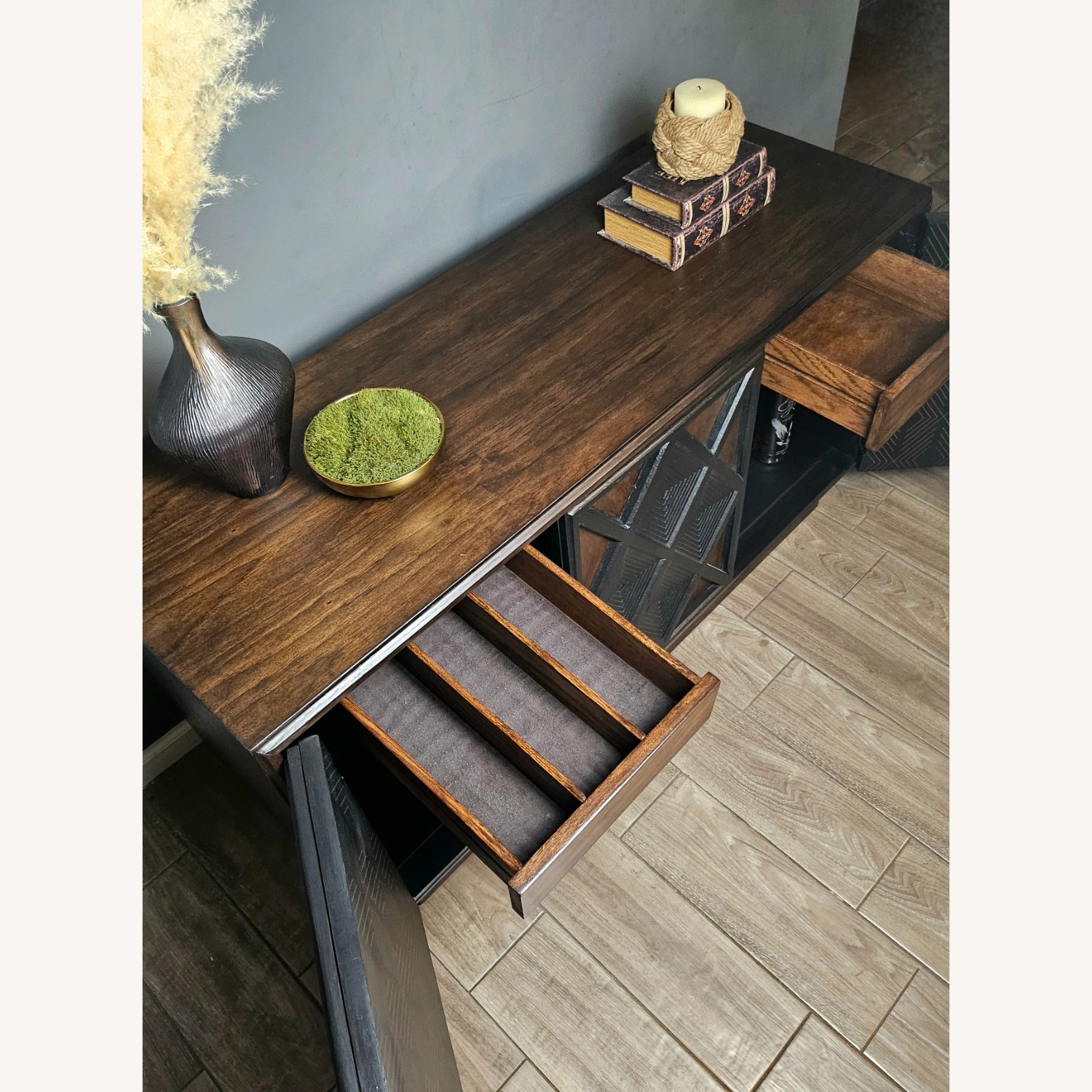 Kroehler Mid-Century Modern Sculptural Credenza - image-5