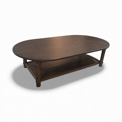 Used Lulu and Georgia Charnes Oval Coffee Table for sale on AptDeco