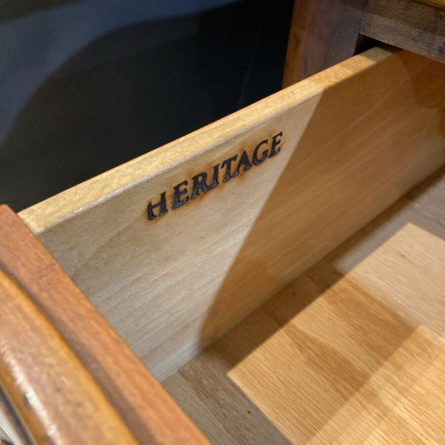 French Provincial Single Drawer Side Table - image-8