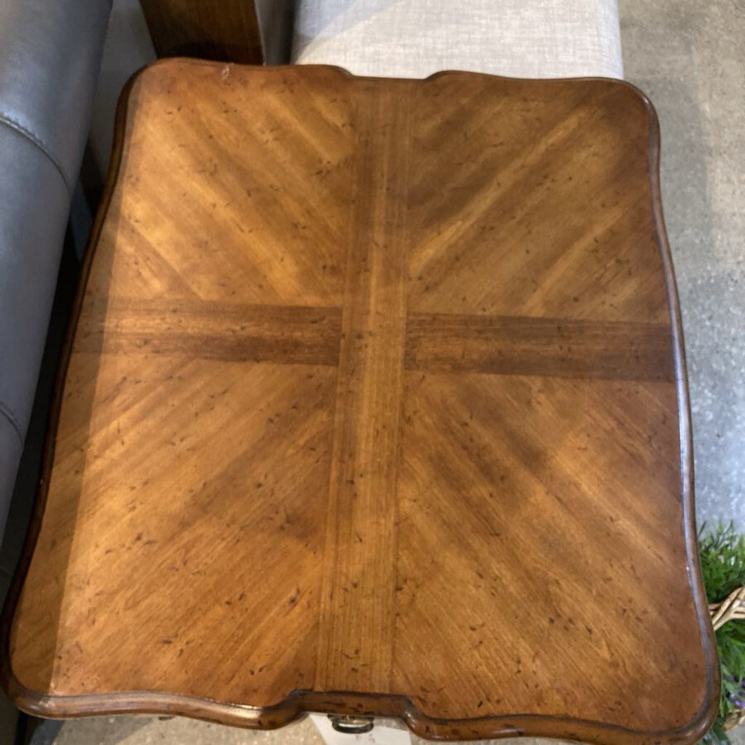 French Provincial Single Drawer Side Table - image-9