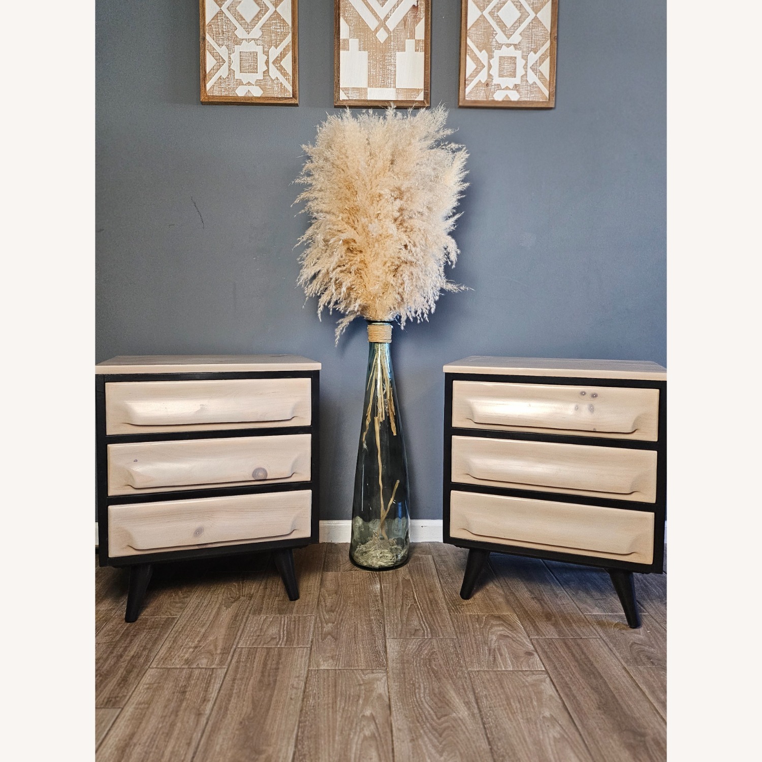 Pair of Vintage Franklin Shockey Nightstands - image-1