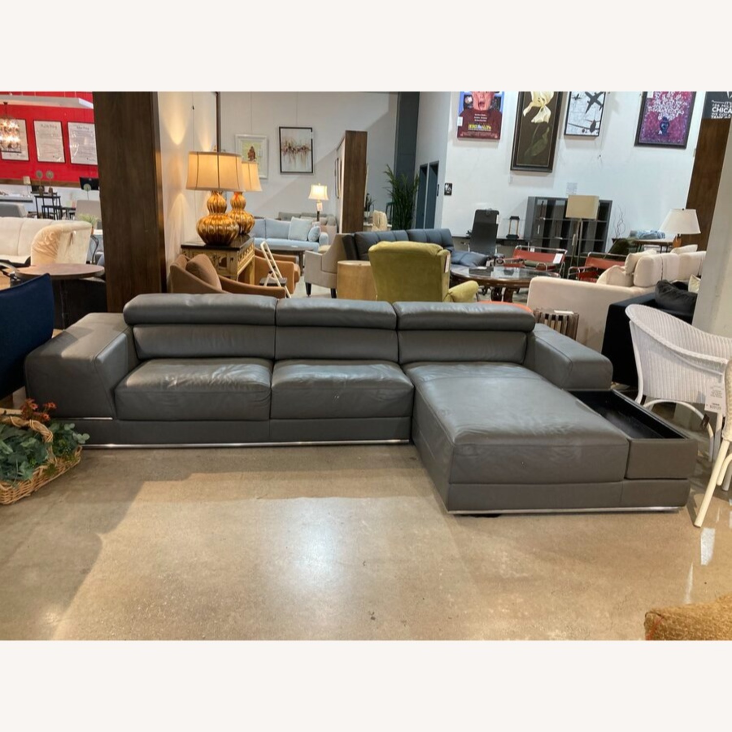 Zuri Encore Sectional Slate - image-2