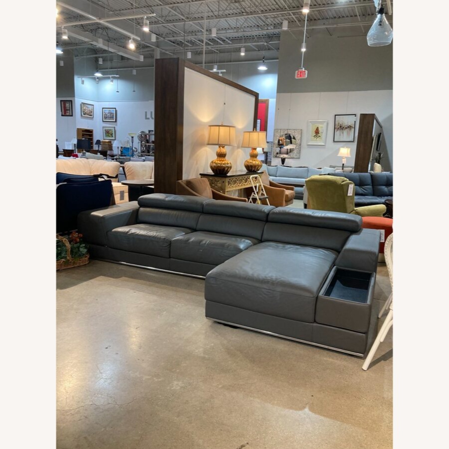 Zuri Encore Sectional Slate - image-3