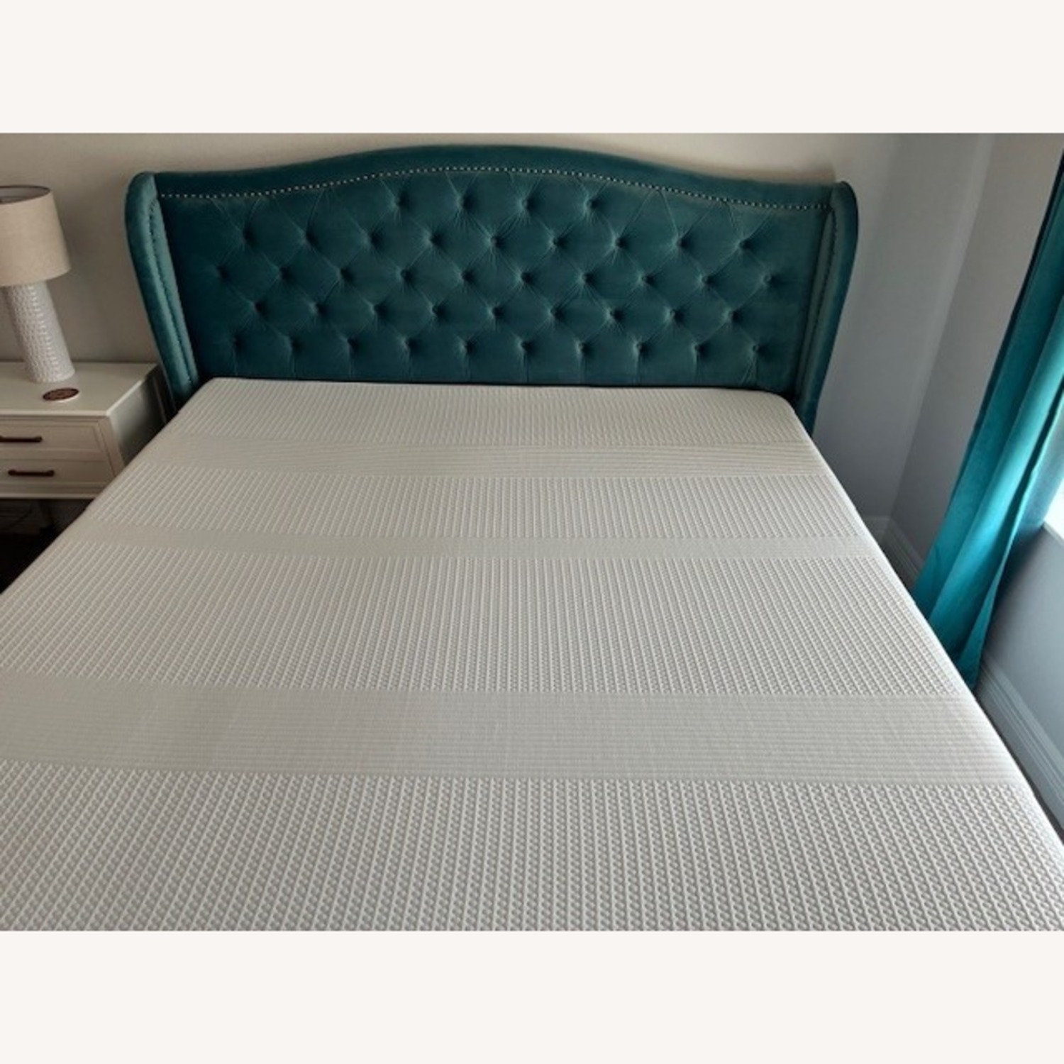 Wayfair To Be Collected Blue Fabric Full Bed - image-2