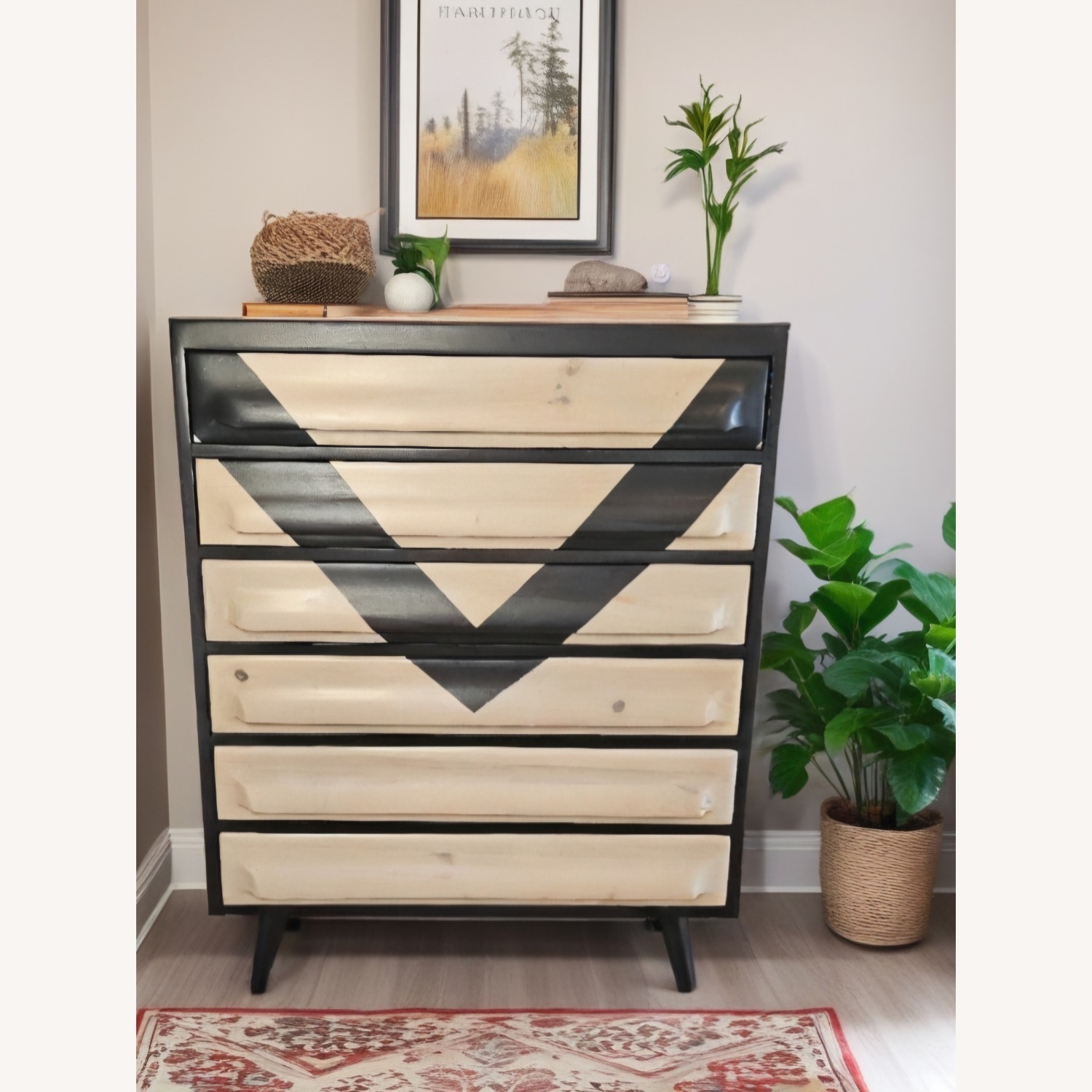  MCM Tallboy Dresser by Franklin Shockey - image-1