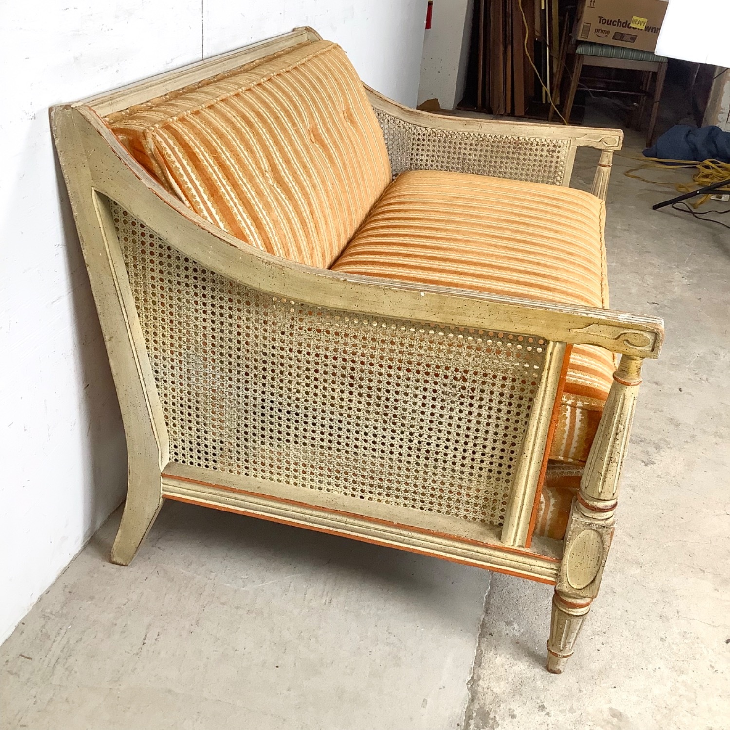 Vintage Louis XVI Style Settee Sofa - image-6