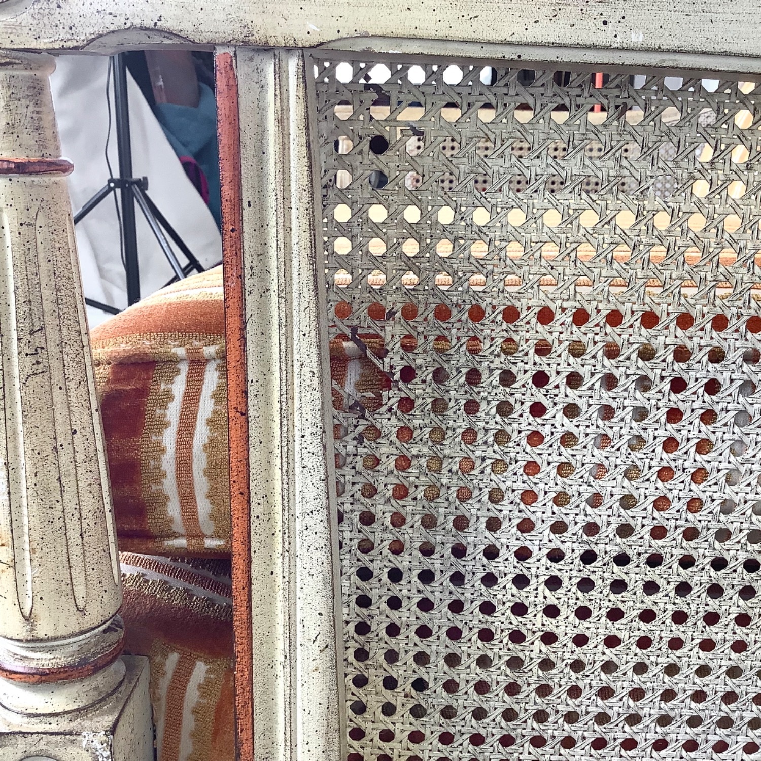 Vintage Louis XVI Style Settee Sofa - image-11