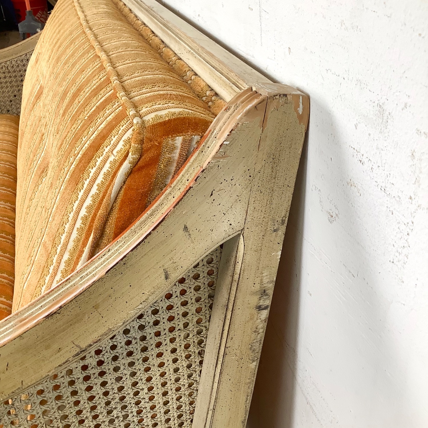 Vintage Louis XVI Style Settee Sofa - image-9