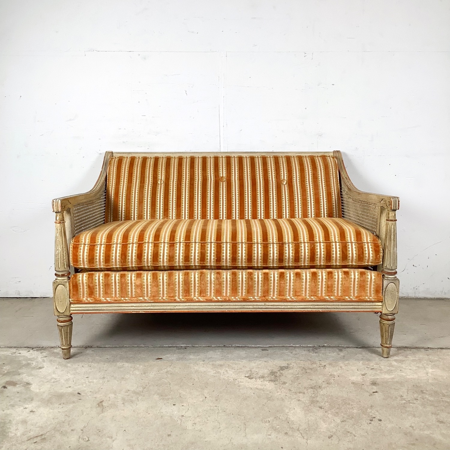 Vintage Louis XVI Style Settee Sofa - image-2