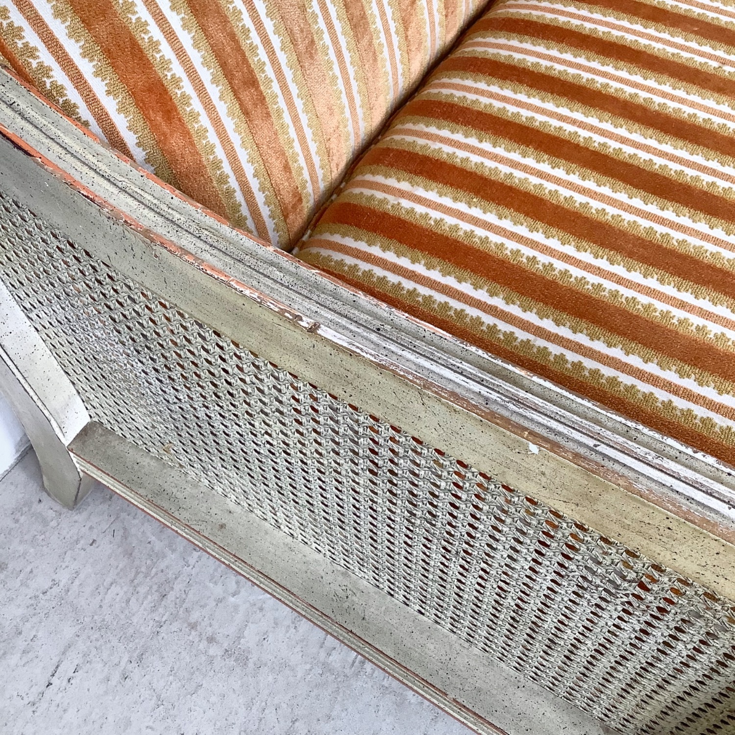 Vintage Louis XVI Style Settee Sofa - image-13