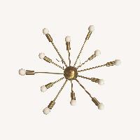 Gold Metal Wall Lamp