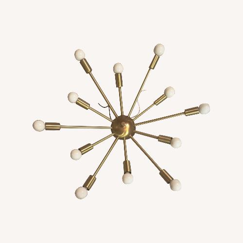 Used Gold Metal Wall Lamp for sale on AptDeco