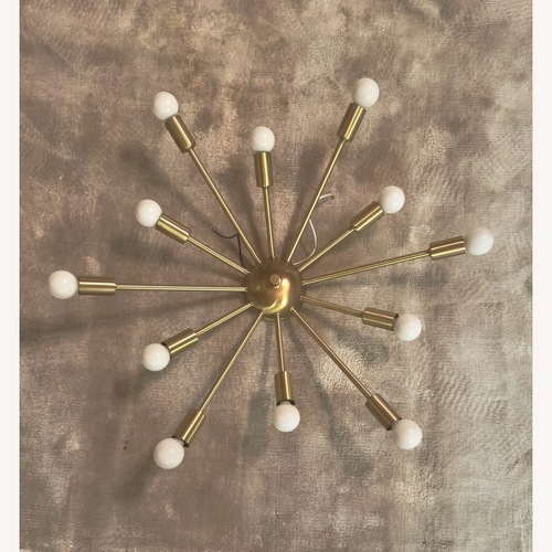 Used Gold Metal Wall Lamp for sale on AptDeco