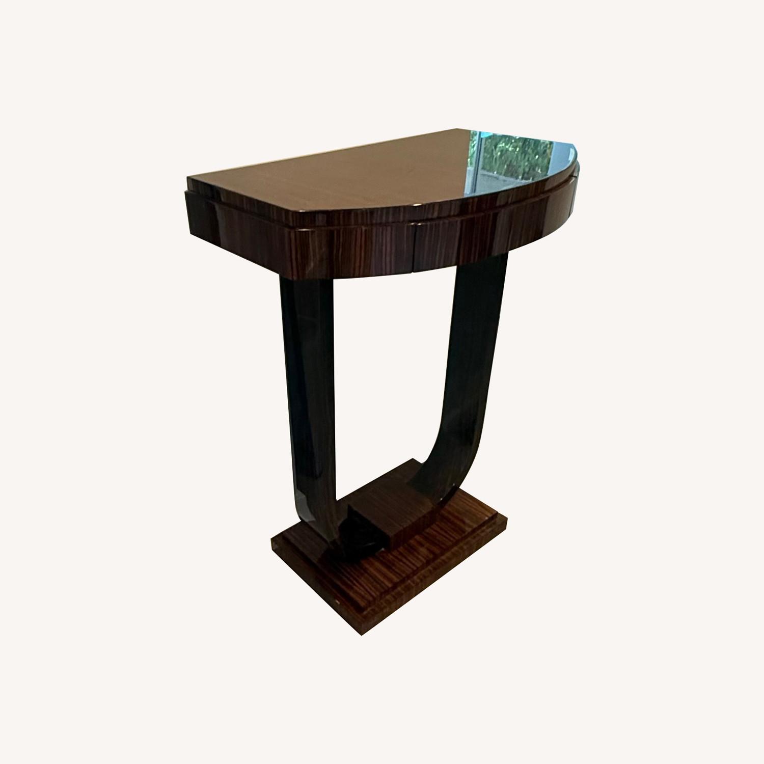 Dark Brown Side Table - image-0