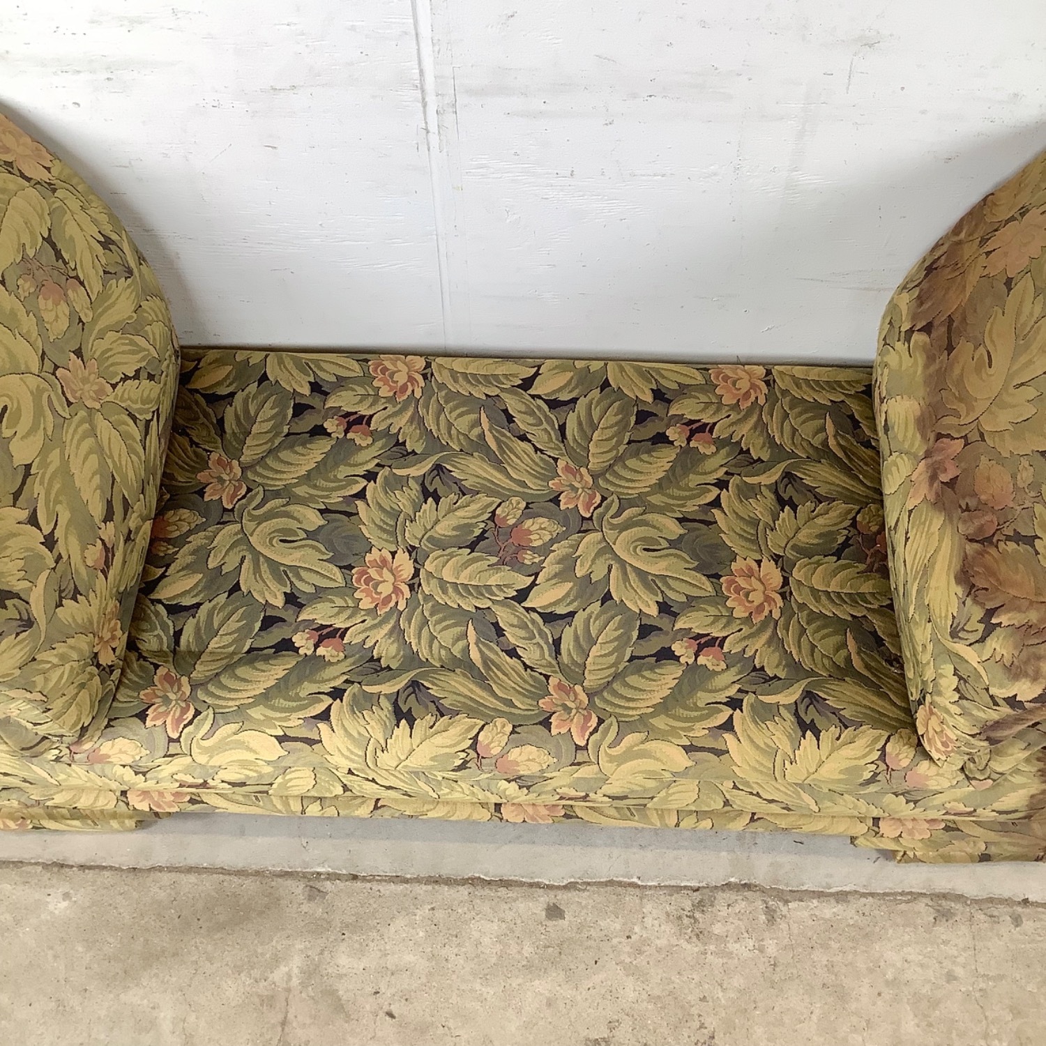 Vintage Botanical Rolled-Arm Bench - image-12