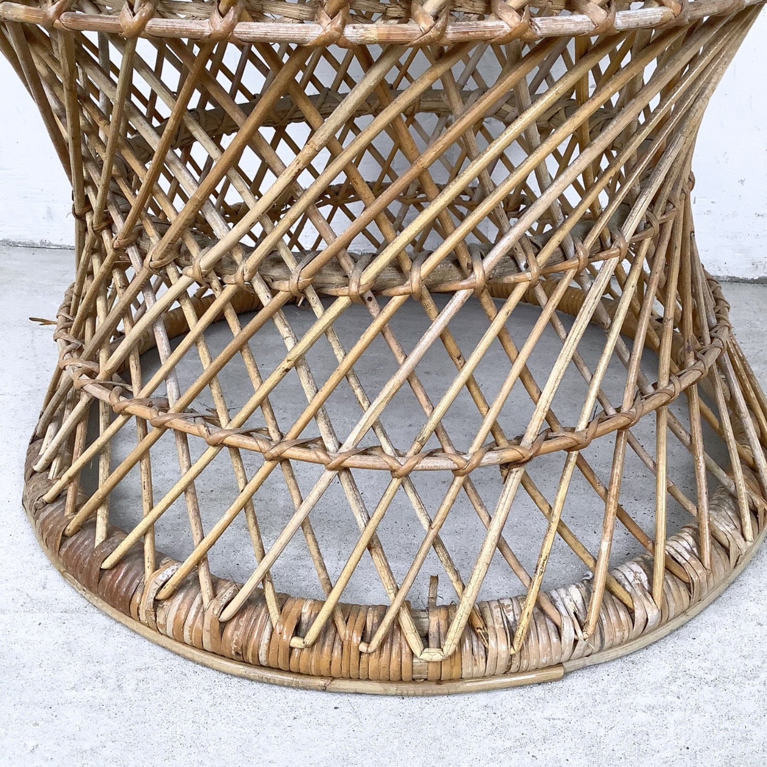 Boho Coastal Rattan Accent Table - image-17
