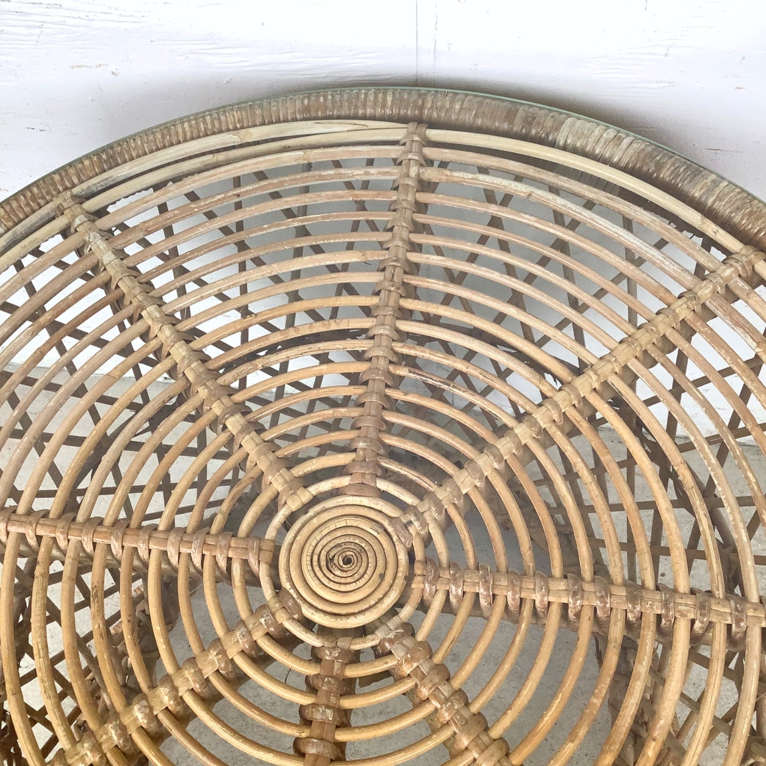 Boho Coastal Rattan Accent Table - image-13